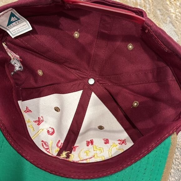 Vintage RARE 1996 Kentucky Derby 122 Red Snapback Baseball Cap Hat - All Pro - Picture 7 of 9